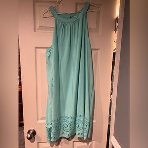 Mint dress.